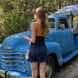 Маленький крабік для волосся  Petite Clip in Blueberry