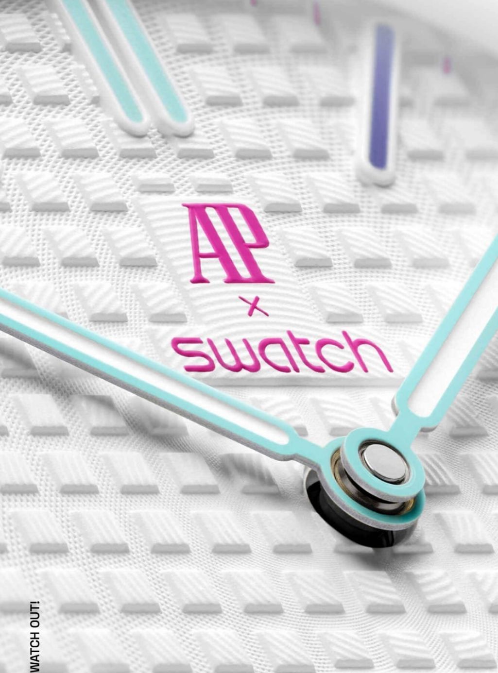Брелок-часы Аudemars Piguet &times; Swatch Royal Pop Keychain