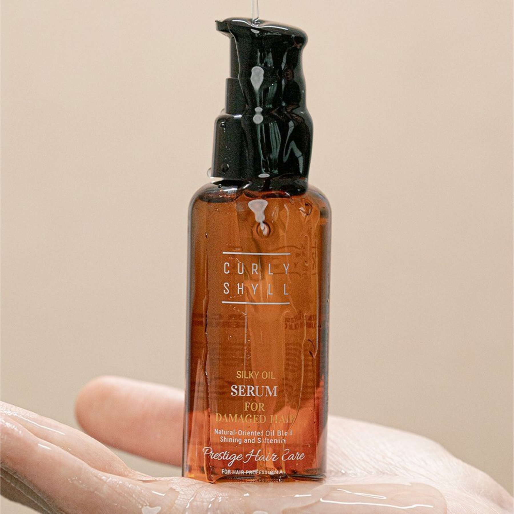 Сыворотка для поврежденных волос Silky Oil Serum Curly Shyll, 70 мл