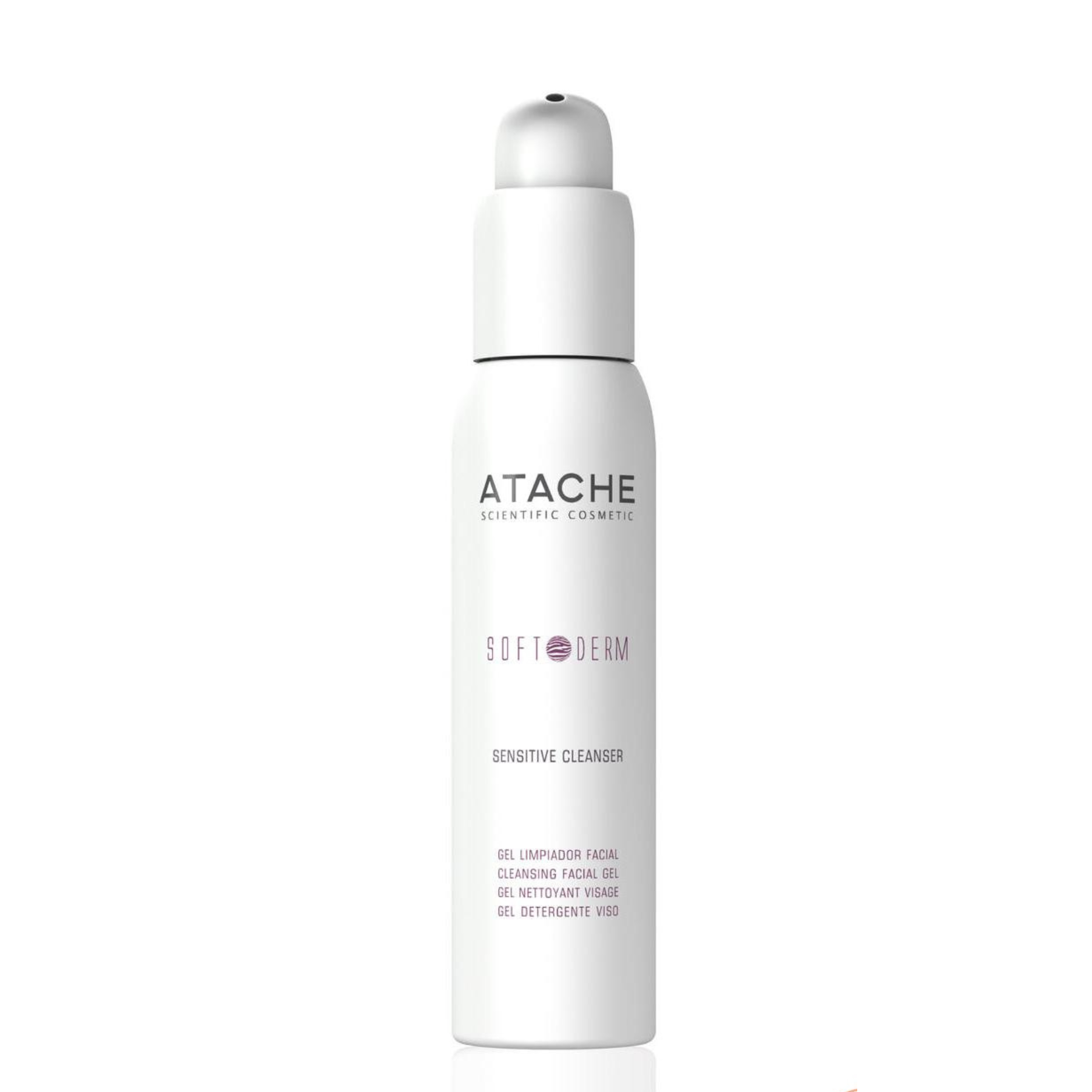 Очищуючий гель для чутливої шкіри Soft Derm Sensitive Cleanser Atache, 115мл