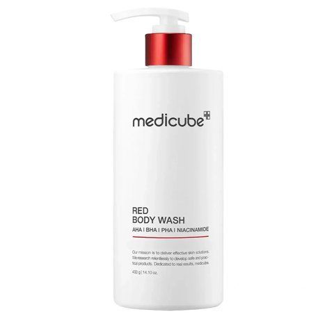 Противовоспалительный гель для душа с кислотами Medicube Red Acne Body Wash, 400мл