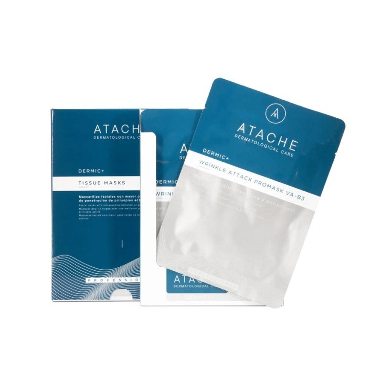 Целлюлозная Омолаживающая Маска для Лица ATACHE Wrinkle Attack Promask VA-B3