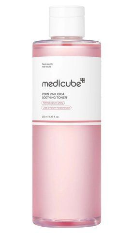 Успокаивающий тонер с полинуклеотидами и центелой PDRN Pink Cica Soothing Toner Medicube, 250мл