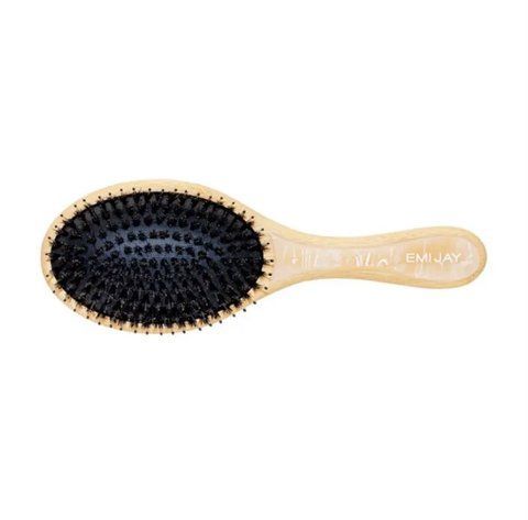 Овальна щітка для волосся від Emi Jay Flat Brush Leche