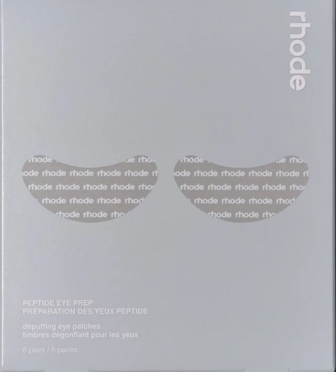 Охлаждающие патчи для глаз Peptide Eye Prep Rhode, 1 пара