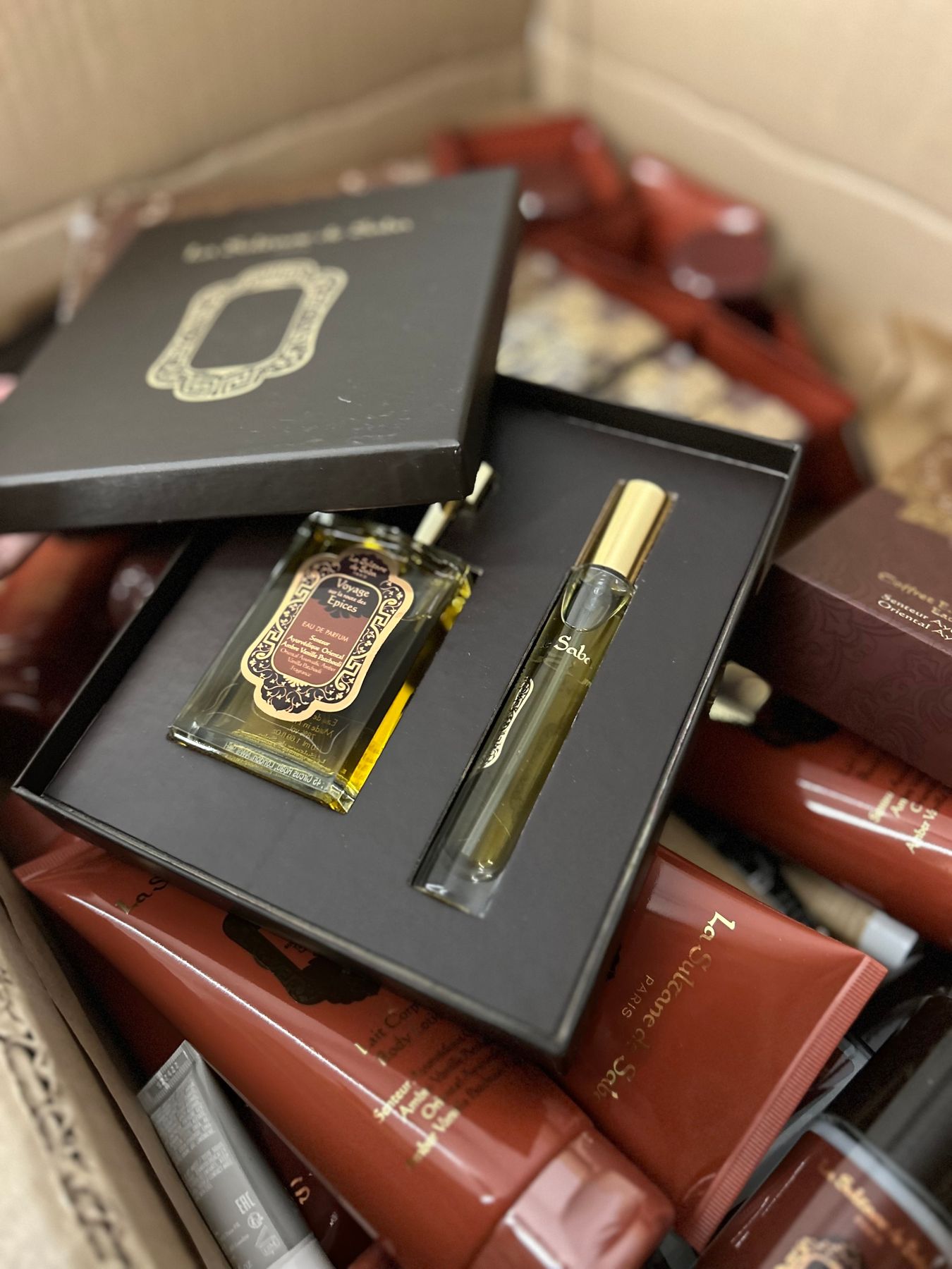 Набір парфумованої води La Sultane De Saba Set Voyage sur la Route des Epices Coffret de Parfum Ayurvedic