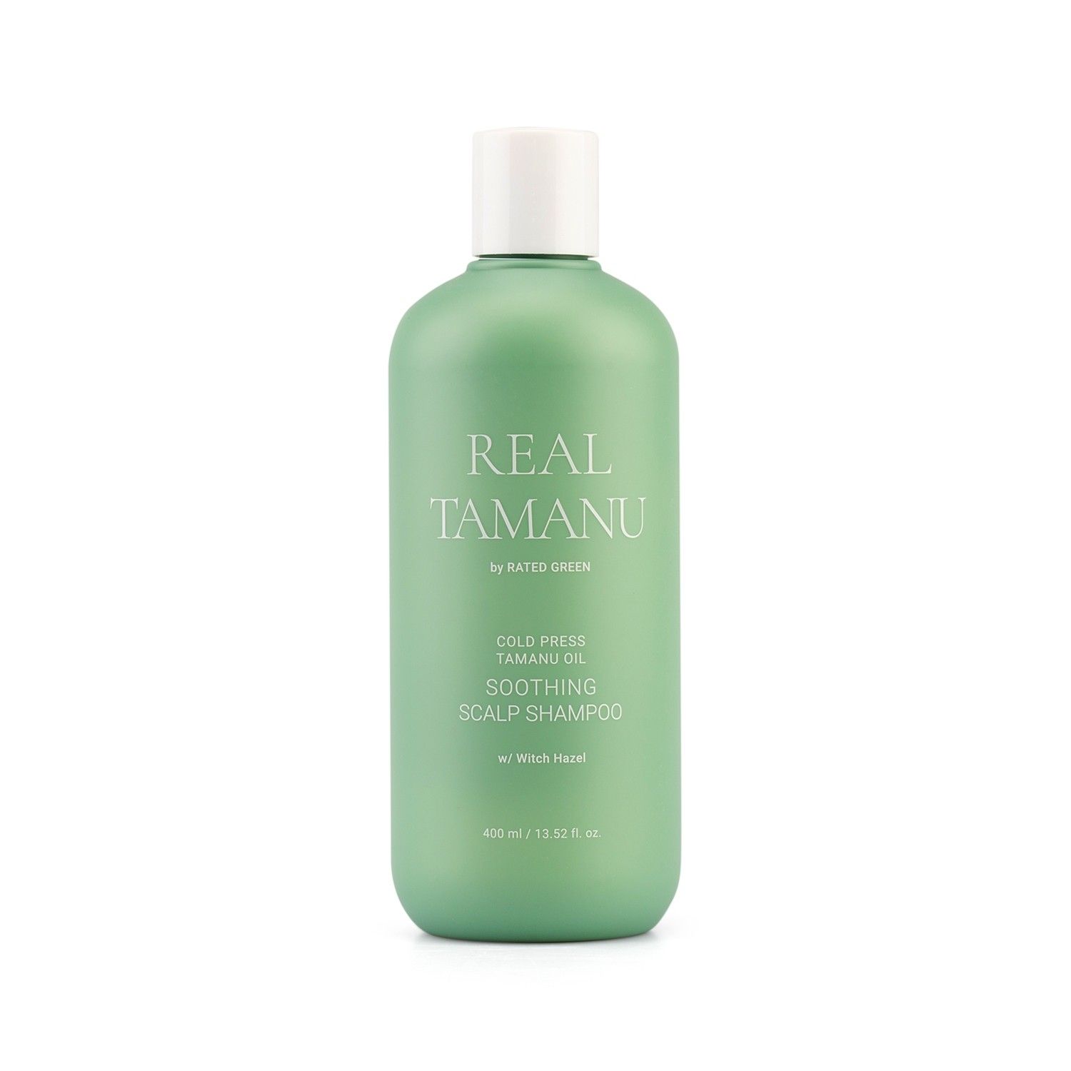 Успокаивающий Шампунь с маслом таману Rated Green Real Tamanu Cold Pressed Tamanu Oil Soothing Scalp Shampoo, 400мл