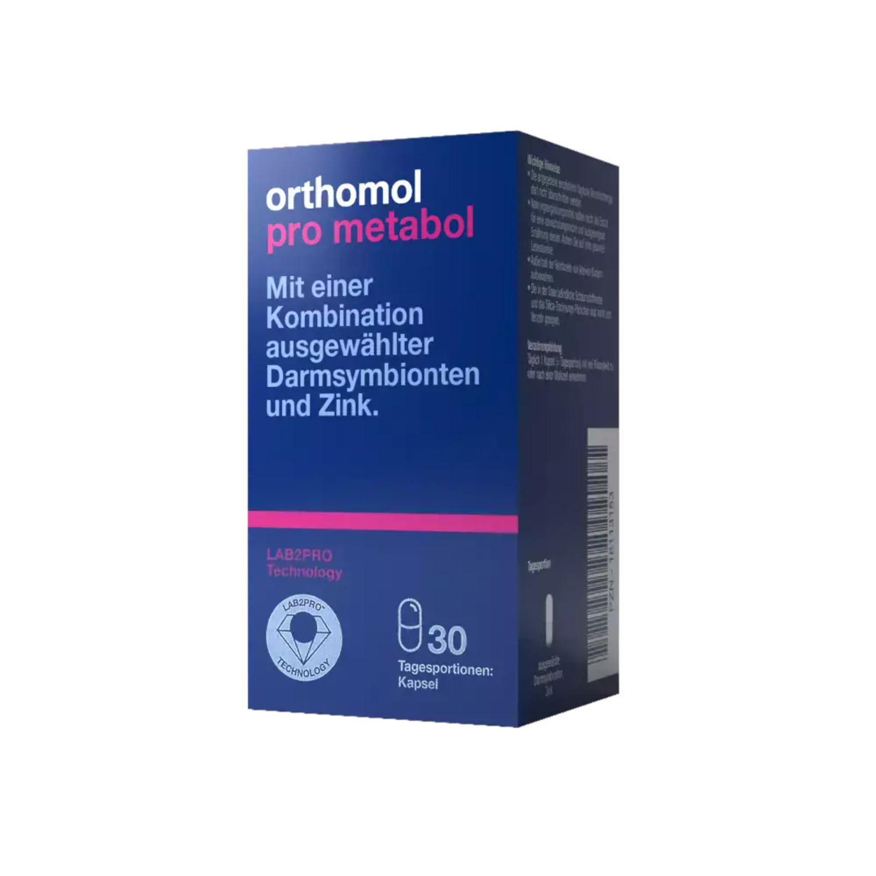 Капсулы Orthomol Pro Metabol (для поддержки кишечника), 30 дней