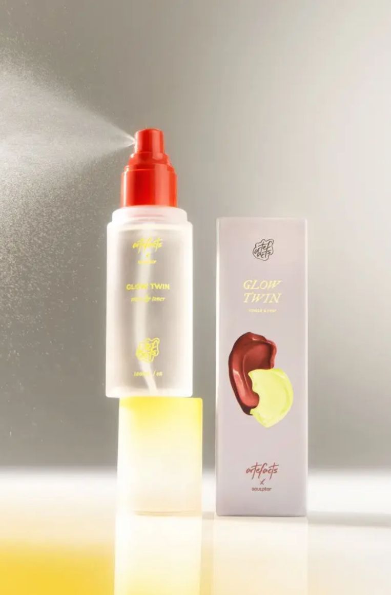 Двокомпонентний тонер-міст Artefacts Glow Twin Mist-Toner , 100мл