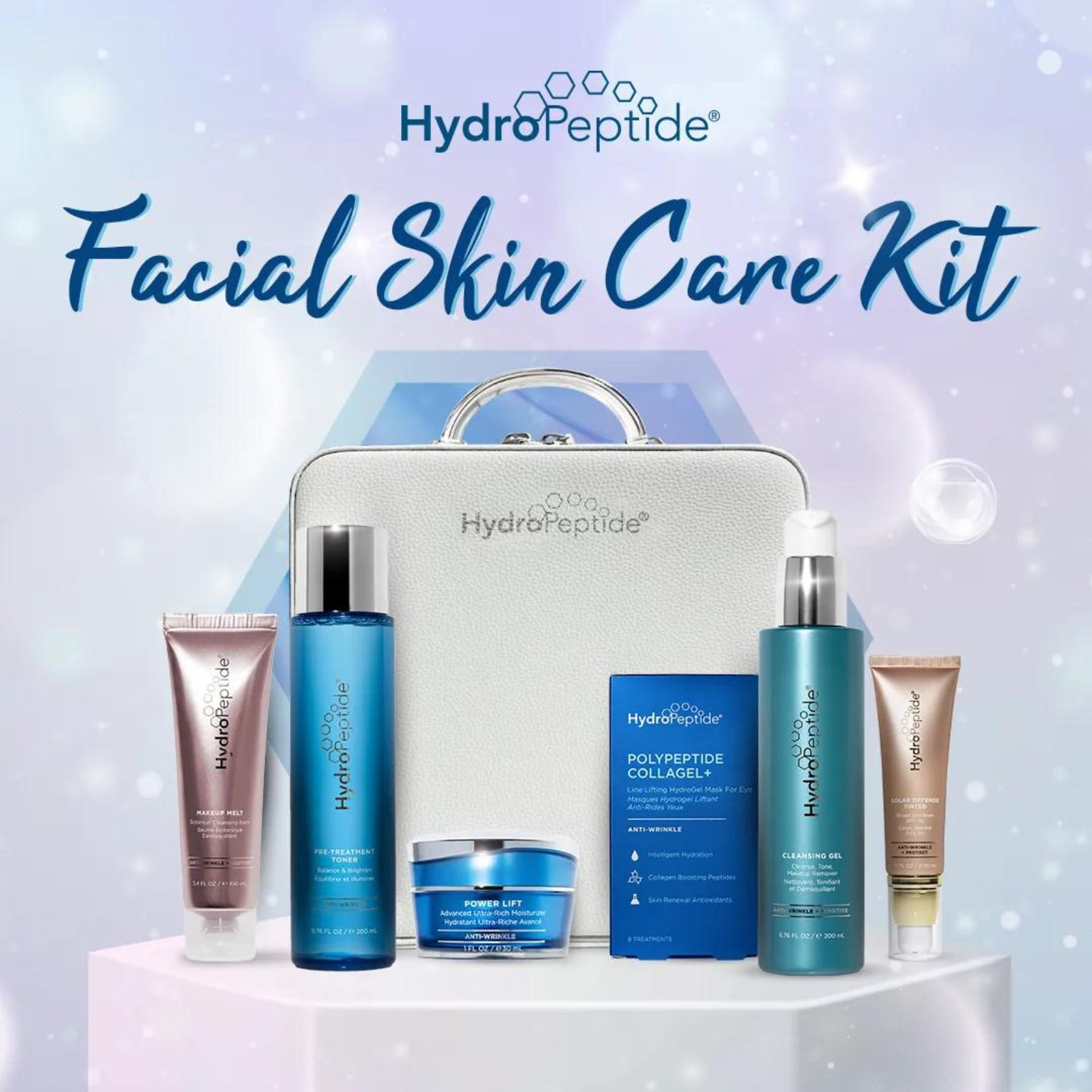 Набір для догляду за шкірою обличчя Facial Skin Care Kit Hydropeptide