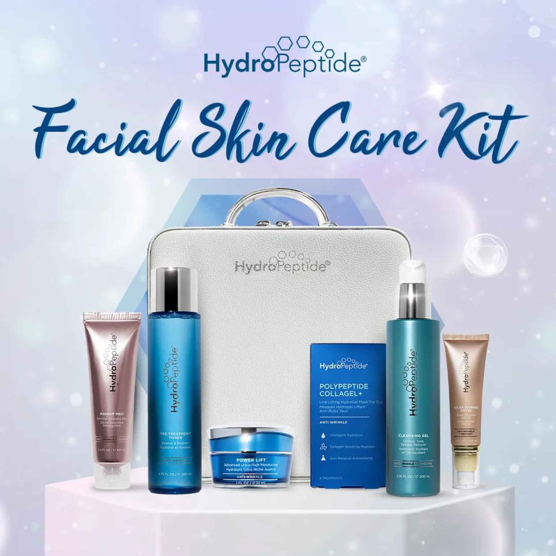 Набор по уходу за кожей лица Facial Skin Care Kit Hydropeptide