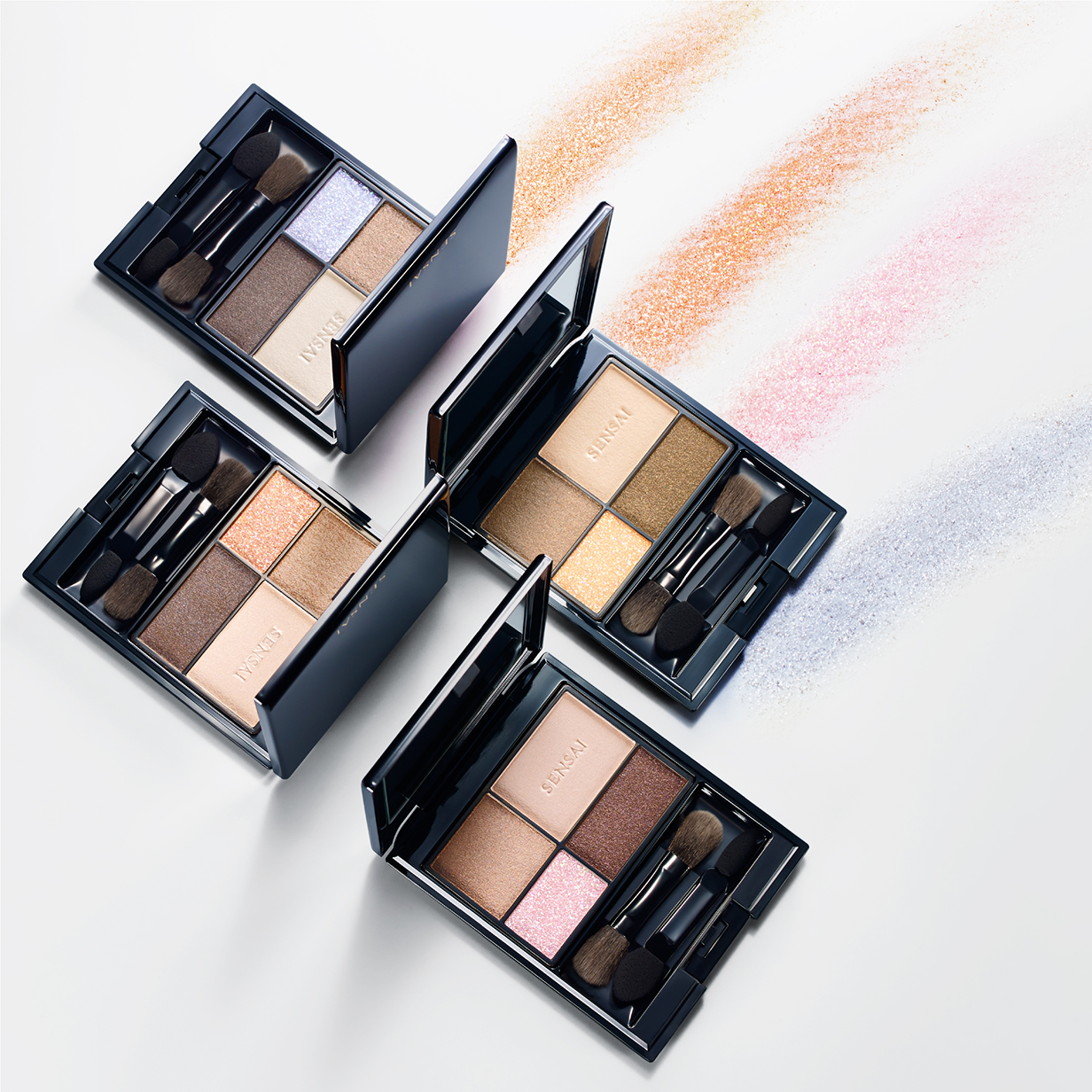 Палетка тіней для повік Eye Colour Palette Sensai, 3.7g, 01 Shiny Foliage