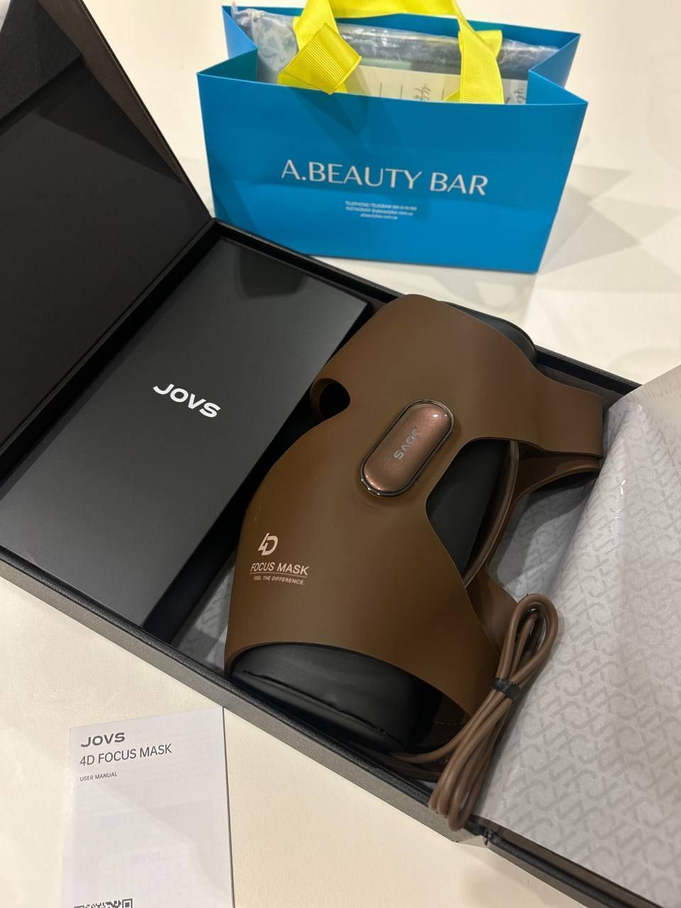 Маска для обличчя із лазерною терапією проти старіння Jovs 4D Focus Laser Mask