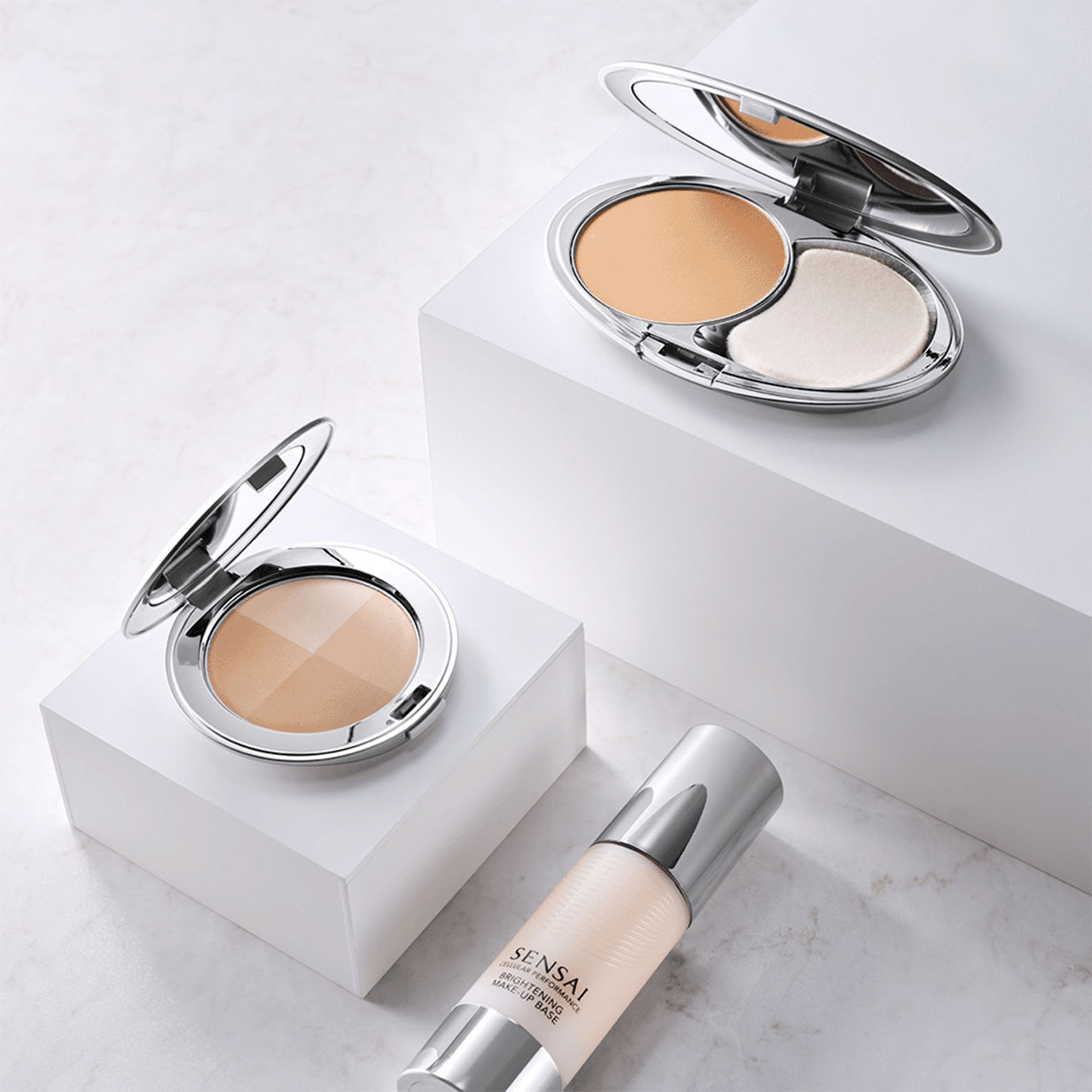Мультицветная компактная пудра Cellular Performance Pressed Powder Sensai, 8гр, Универсальный