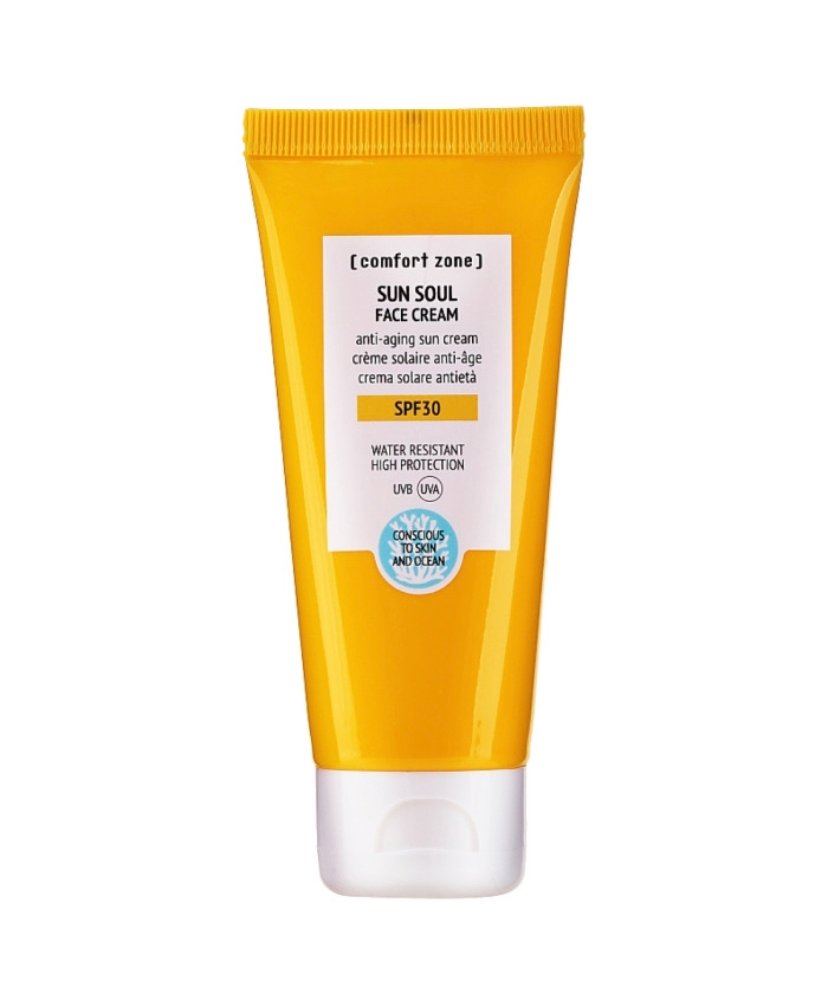 Солнцезащитный крем для лица SPF30 Sun Soul Face Cream Comfort Zone, 60ml