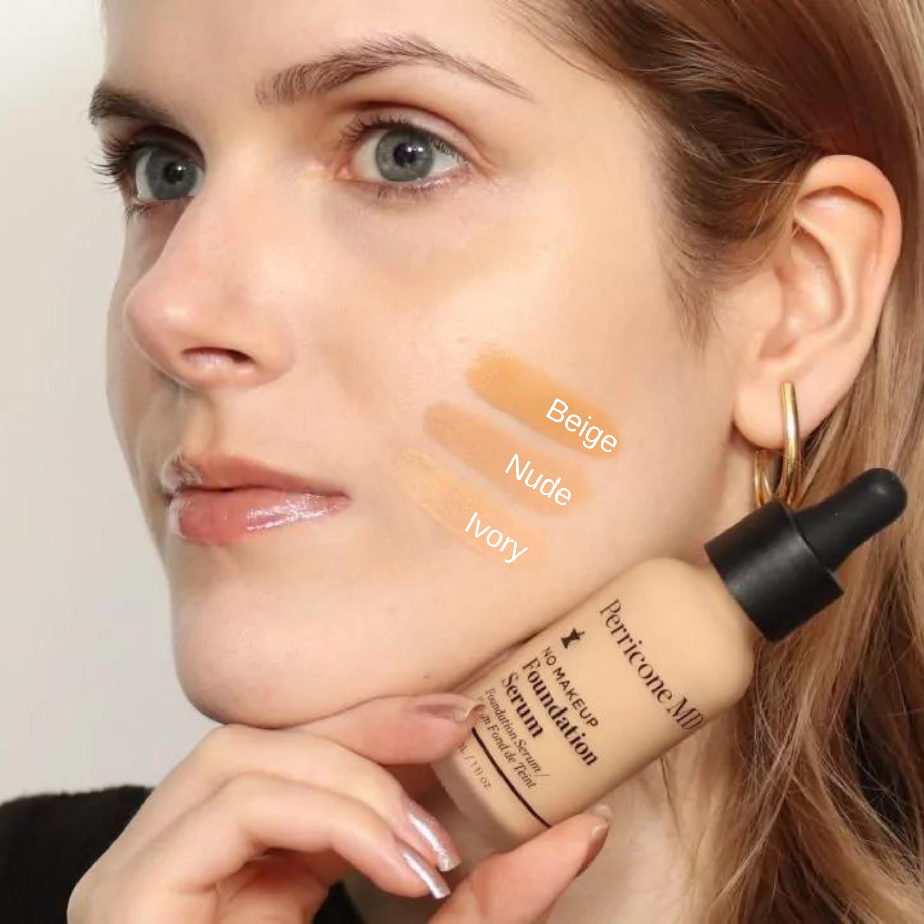 Тональна сироватка Perricone MD No Makeup Foundation Serum Broad Spectrum SPF 20, 30мл, Beige, SPF20