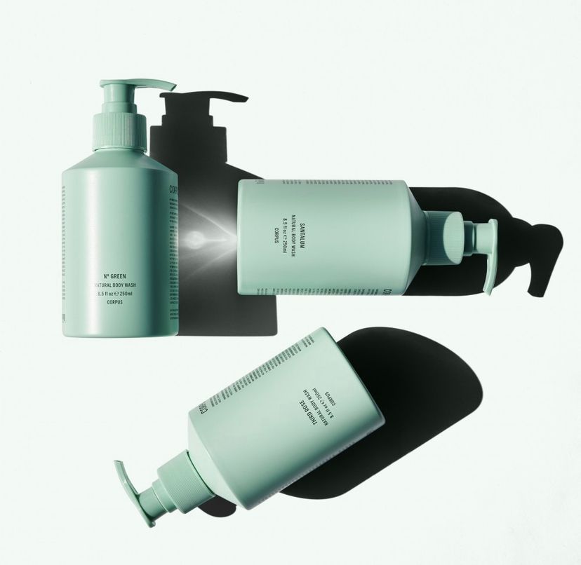 Натуральный гель для душа CORPUS Natural Body Wash "Green", 250мл