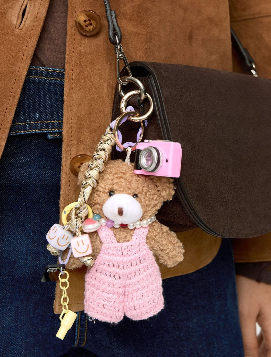 Дизайнерський брелок-аксесуар від Parfois The Bear Collection INFLUENCER