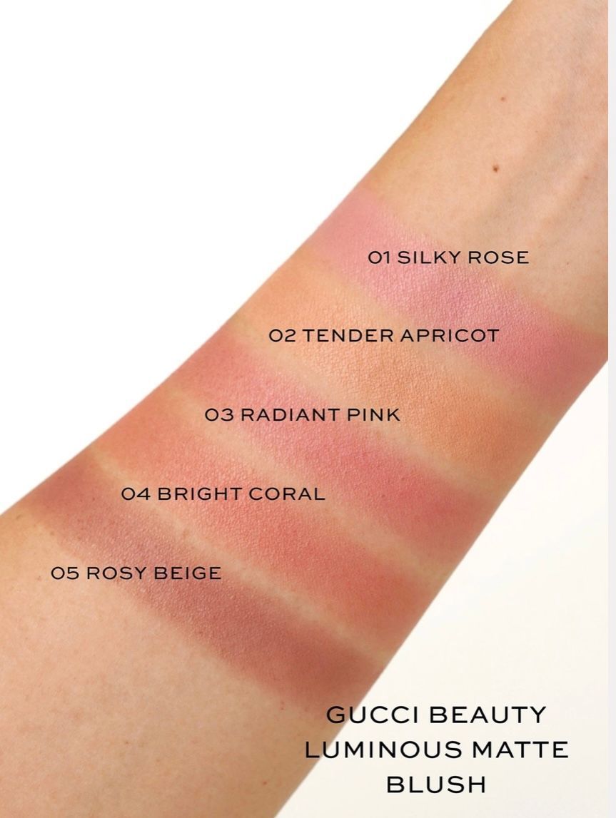 Румяна Blush De Beaut&eacute; Gucci, 01 Silky Rose
