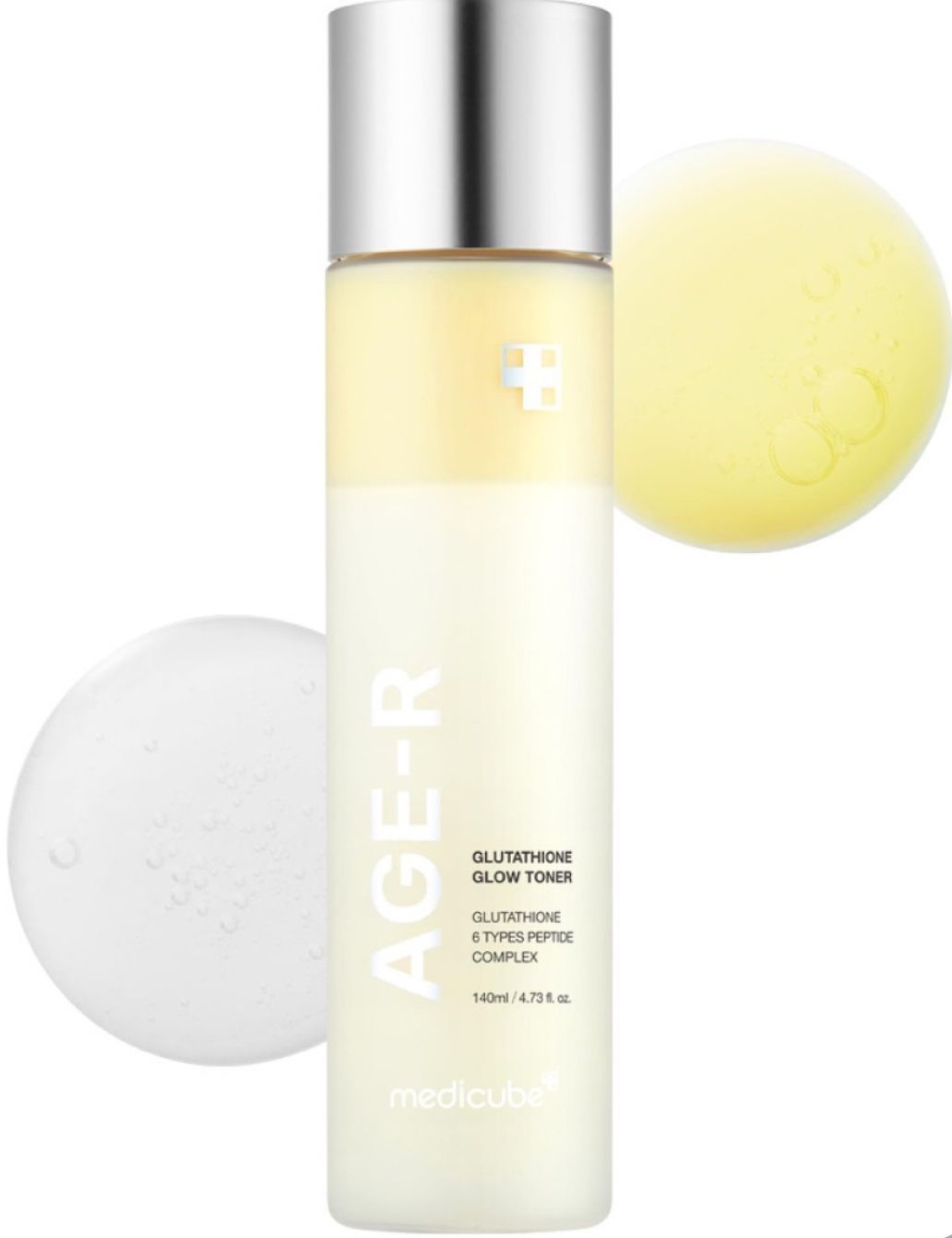 Тонер-молочко з глутатіоном для освітлення та сяйва Medicube AGE-R Glutathione Glow Toner, 140г