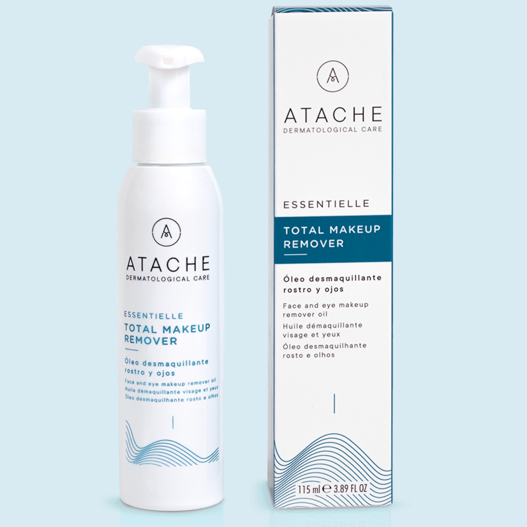 Гель для снятия макияжа Essentielle Total Make-up Remover Gel Atache, 115мл