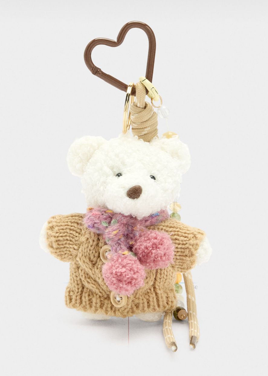 Дизайнерский брелок-аксессуар от Parfois The Bear Collection Relax COLD