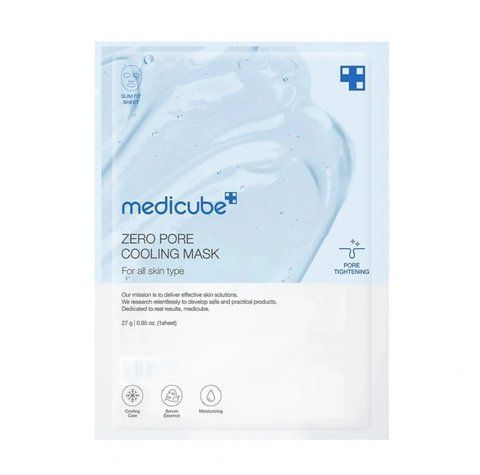 Охолоджувальна маска для звуження пор і контролю жирності шкіри MEDICUBE Zero Pore Cooling Mask