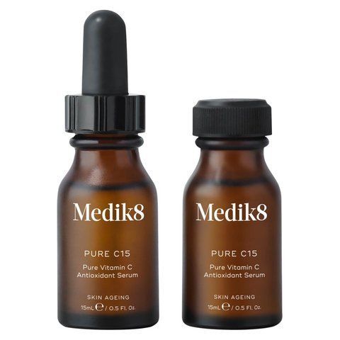 Антиоксидантная сыворотка с чистым витамином С Pure C15 Medik8, 2х15