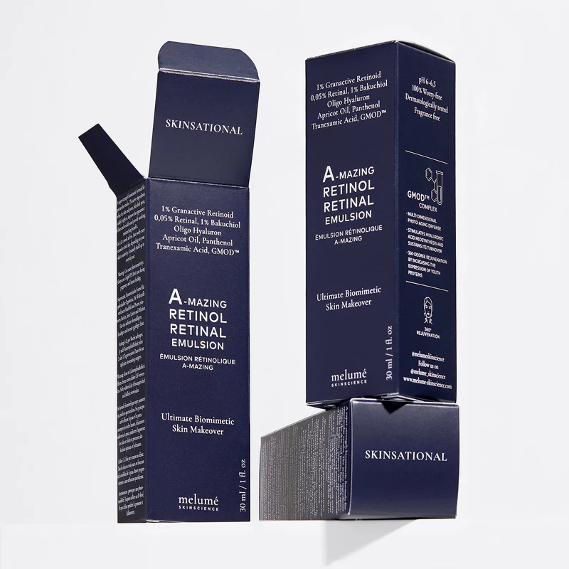 Ночная микроэмульсия с ретиноидом и ретиналем A-mazing Retinol Retinal Emulsion, 30мл